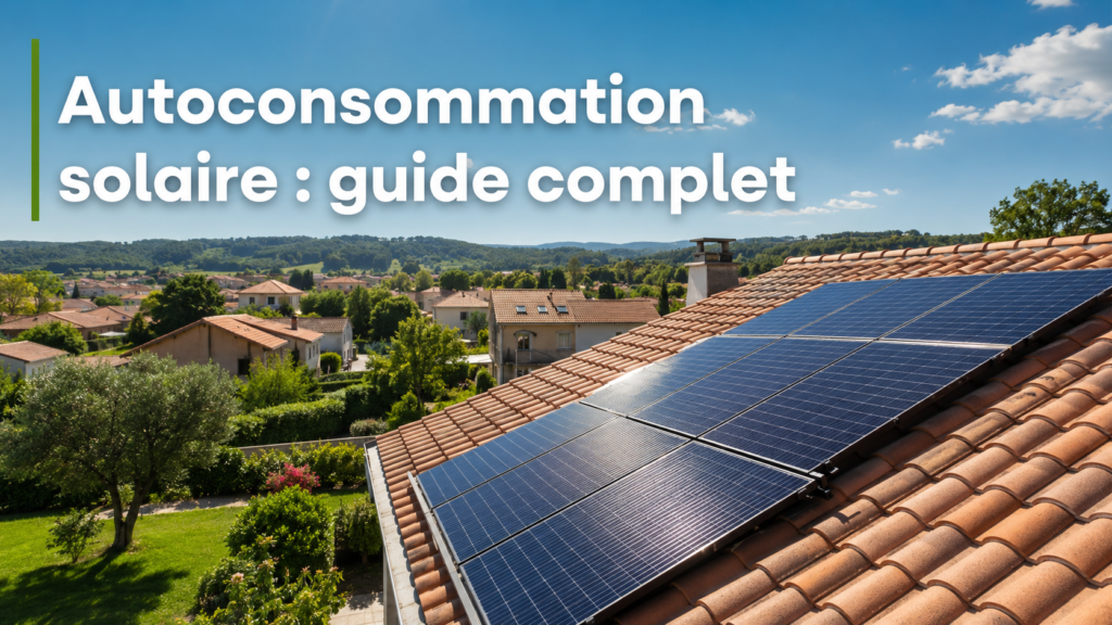 Couverture de l'article sur l'autoconsommation solaire, le guide complet de 2026 proposé par Sauralec Solaire